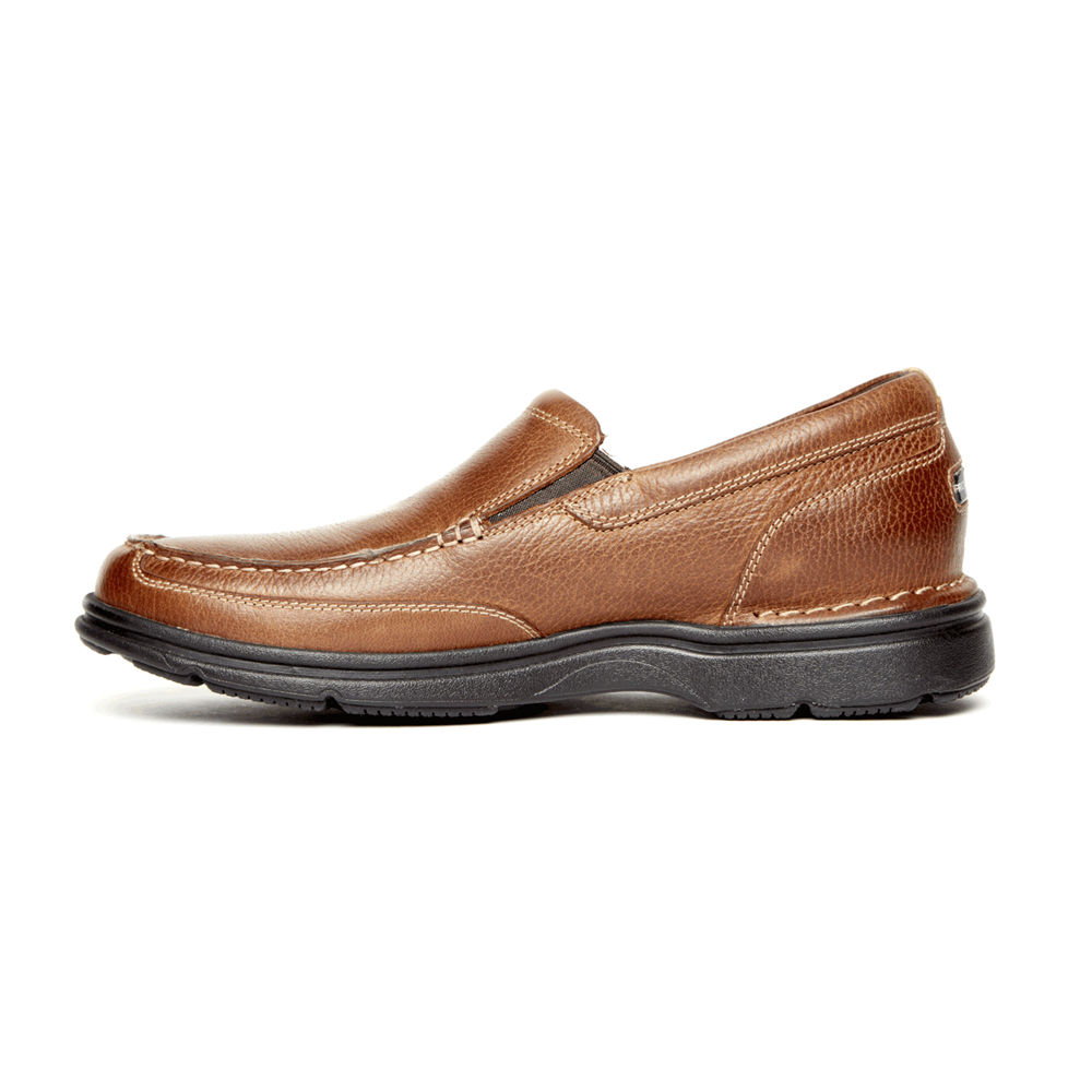 Sapato Vela Rockport Homem Marrom - Prowalker Eureka Plus - 40798QJRI